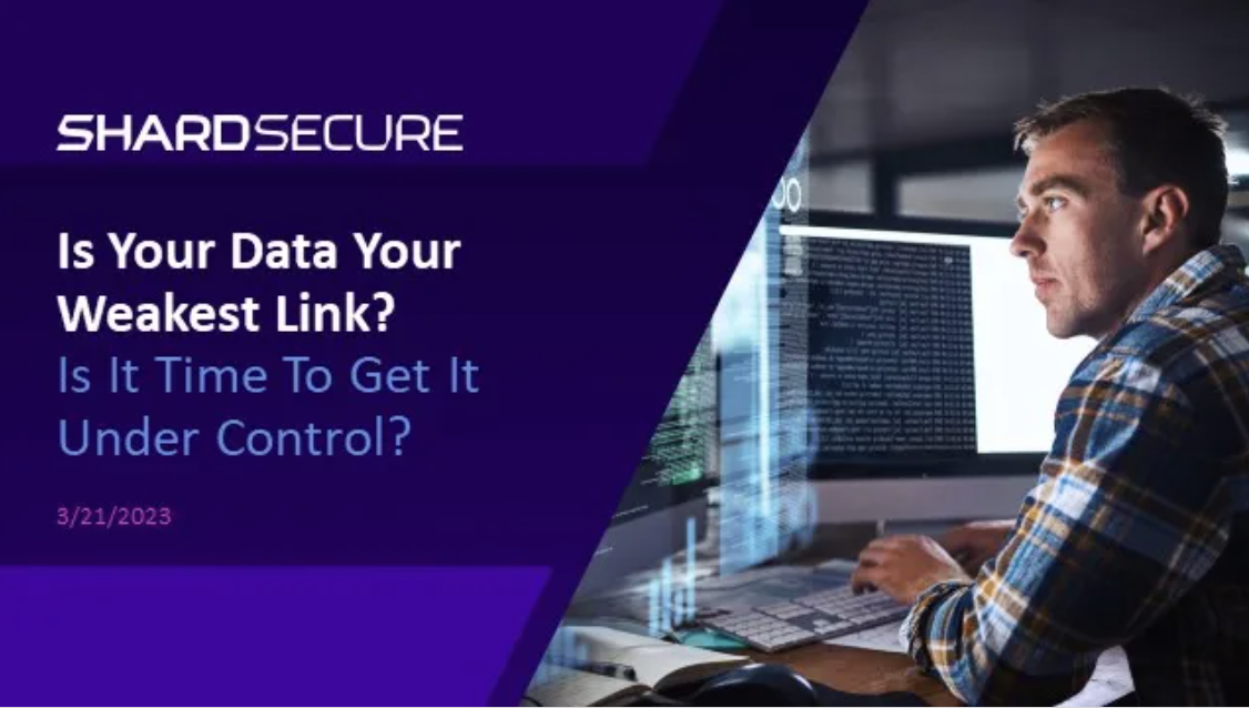 Is your data the weakest link webinar