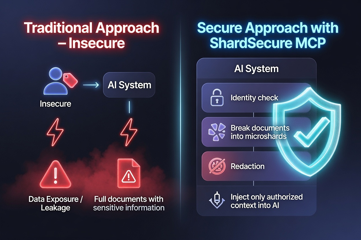 Traditional vs Secure workflow